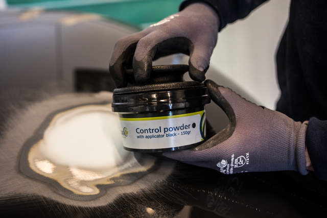 Guia de lijado en polvo - color negro 150 grs