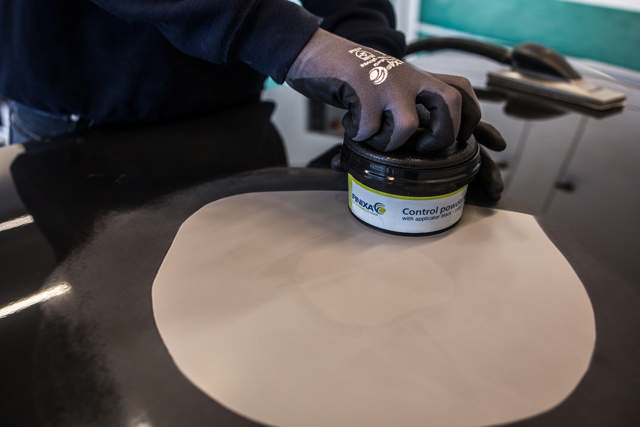 Guia de lijado en polvo - color negro 150 grs