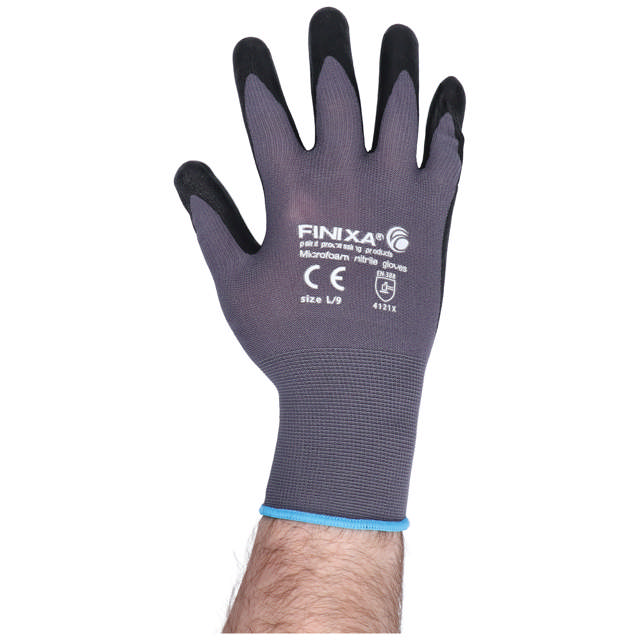 GLMB 08 - Guantes de nitrilo microfoam M - 12 pares