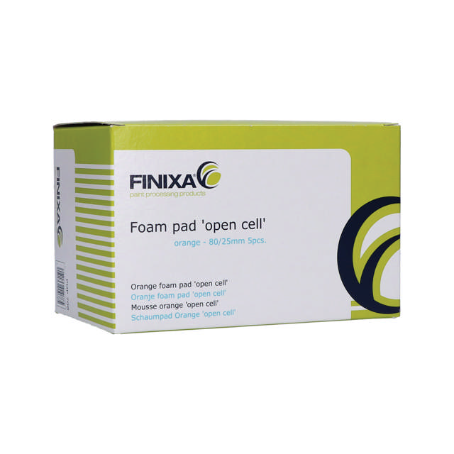 POP 718 - Esponja de pulido color naranja 180/30 mm - 2 udes.