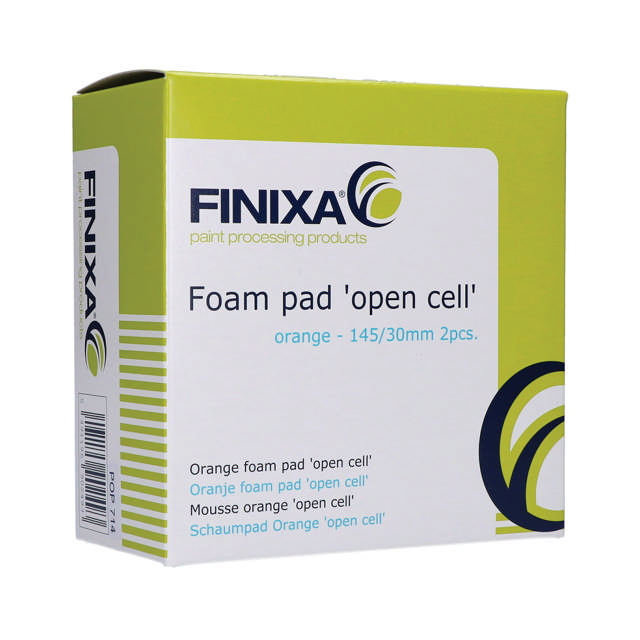 POP 718 - Esponja de pulido color naranja 180/30 mm - 2 udes.