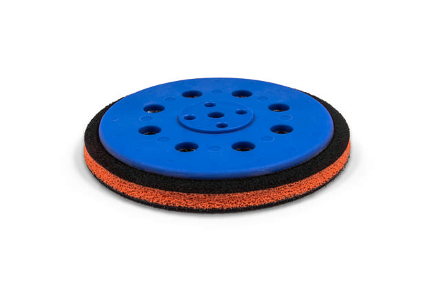 SAM 125S - Plato velcro lijadora Ø125 mm SOFT  universal - 9 agujeros