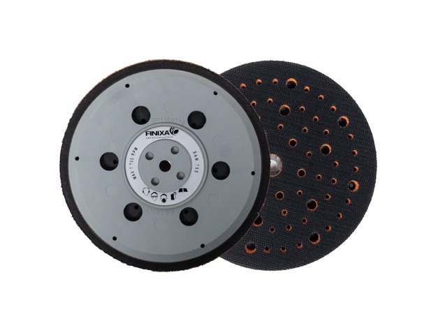 SAM 75M - Plato velcro lijadora Ø150 mm MEDIUM-75 agujeros SharpWhite