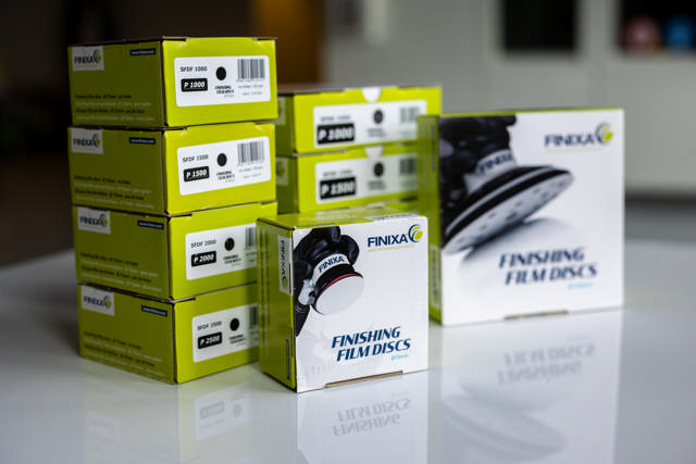 SFDE 0800 - Finishing film disco Ø150mm-15 agujeros P800 50 udes.