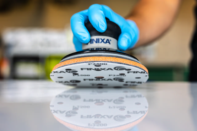 SFDE 0800 - Finishing film disco Ø150mm-15 agujeros P800 50 udes.