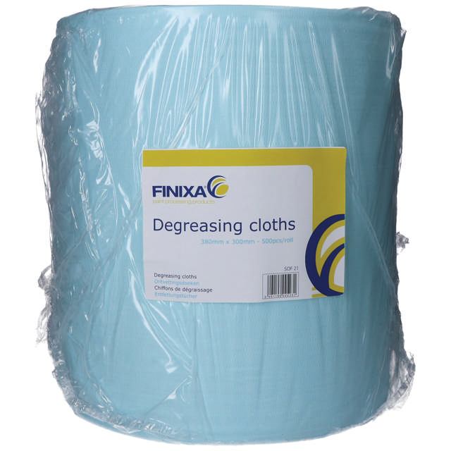 SOF 21 - Paños para desengrasar azul 300 x 380 mm - Rollo 500 udes.