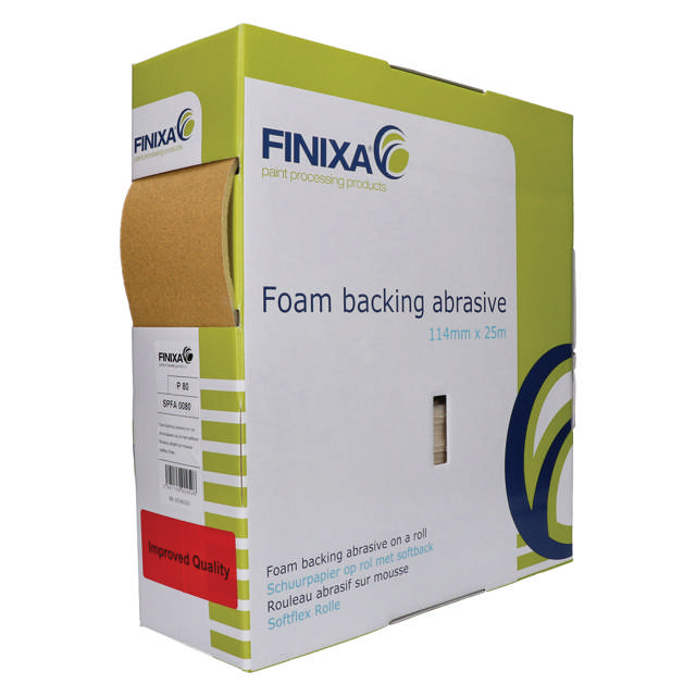 SPFA 1000 - Rollo de lija foam 114mm x 25m P1000