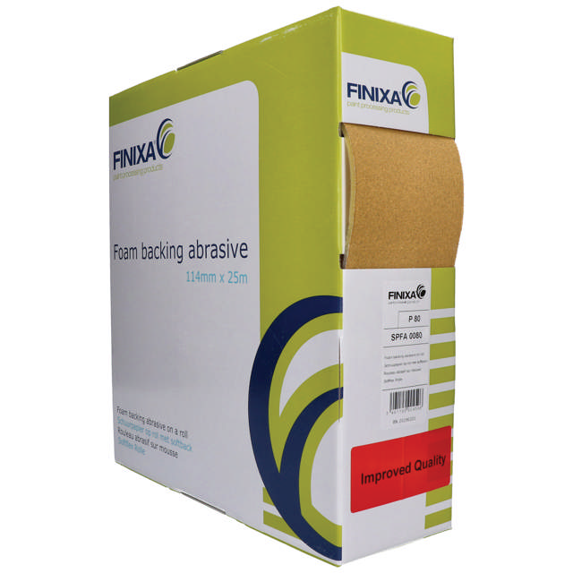 SPFA 1000 - Rollo de lija foam 114mm x 25m P1000