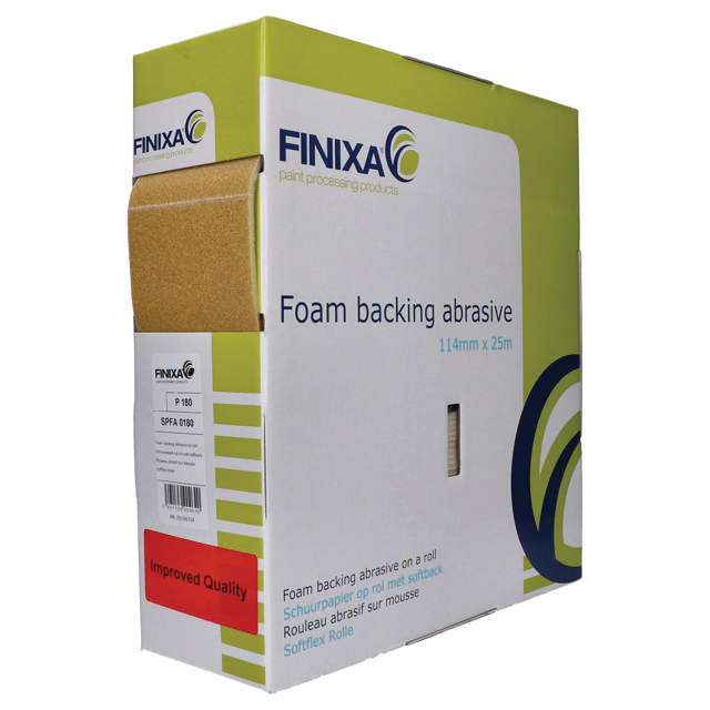 SPFA 1000 - Rollo de lija foam 114mm x 25m P1000