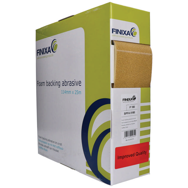 SPFA 1000 - Rollo de lija foam 114mm x 25m P1000