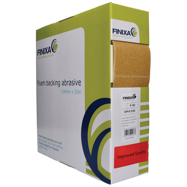 SPFA 1000 - Rollo de lija foam 114mm x 25m P1000