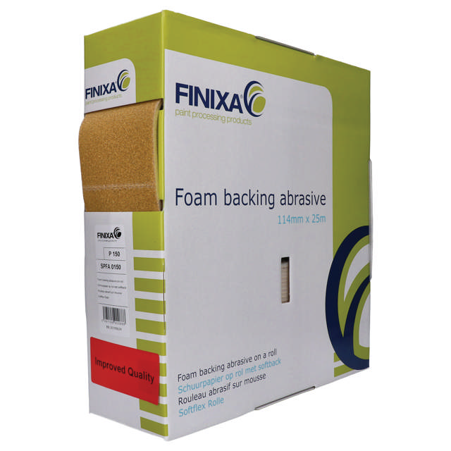 SPFA 1000 - Rollo de lija foam 114mm x 25m P1000