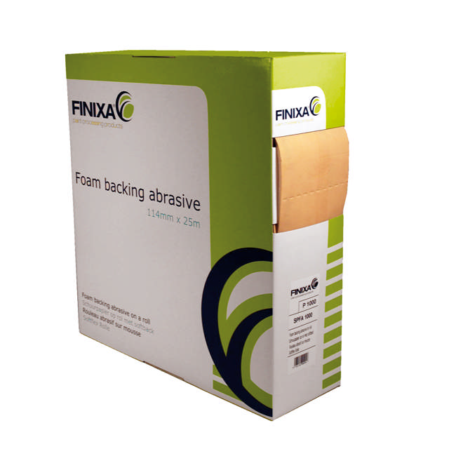SPFA 1000 - Rollo de lija foam 114mm x 25m P1000