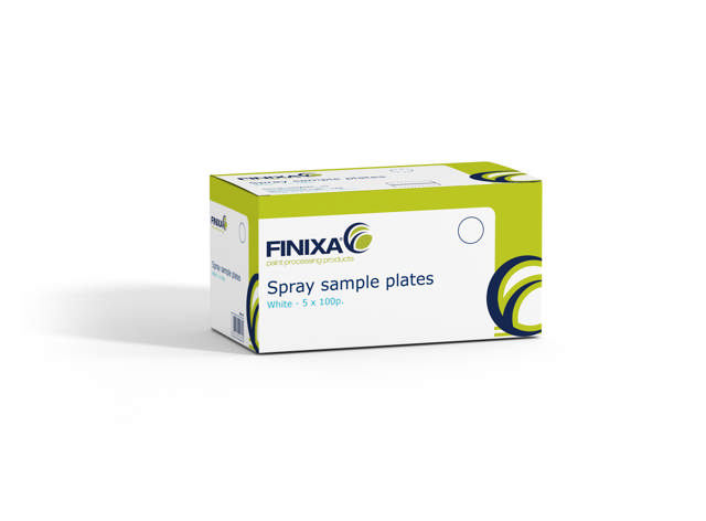 SSP 00 - Placas muestras de pintura - 5 x 100 udes. Blanco