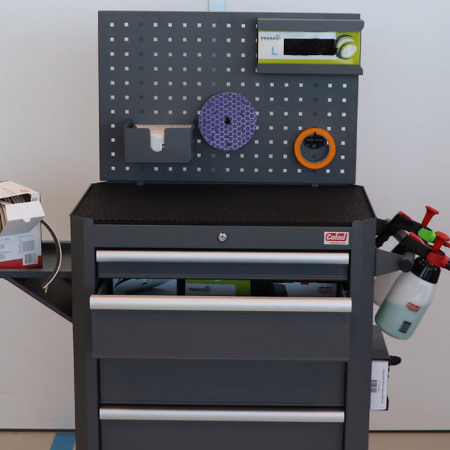 Perforierte Rückwand - Werkstattwagen