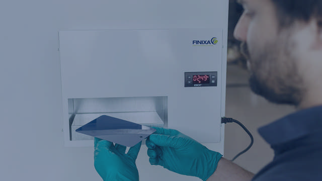 Horno de secado para placas de muestras de pintura