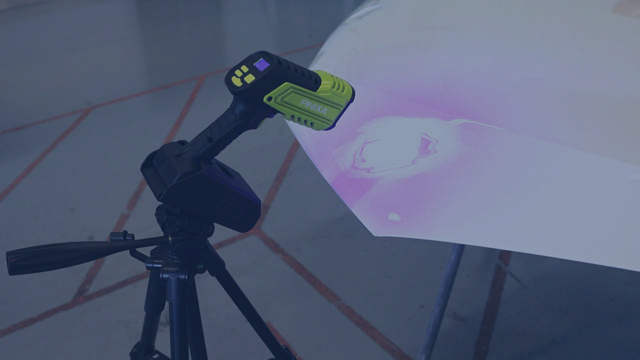 Aplicación de lámpara de curado UV