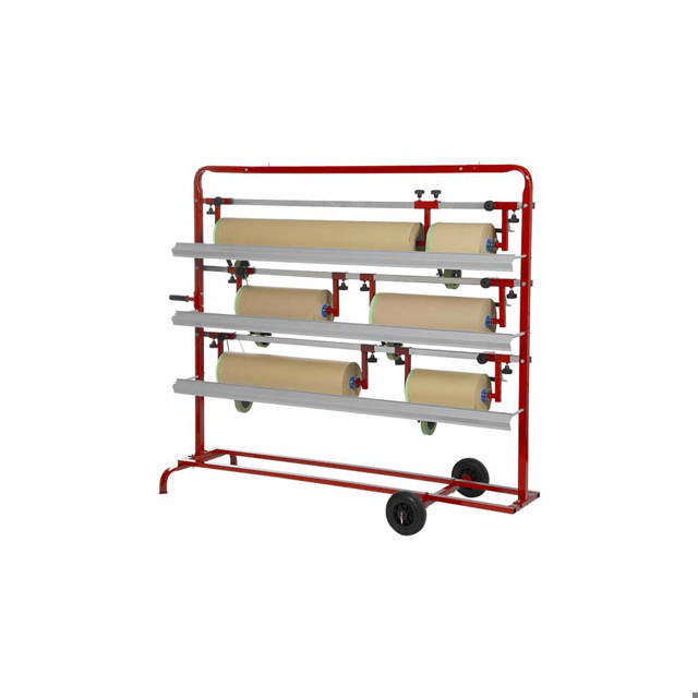 Abroller für 6 Rollen Abdeckpapier