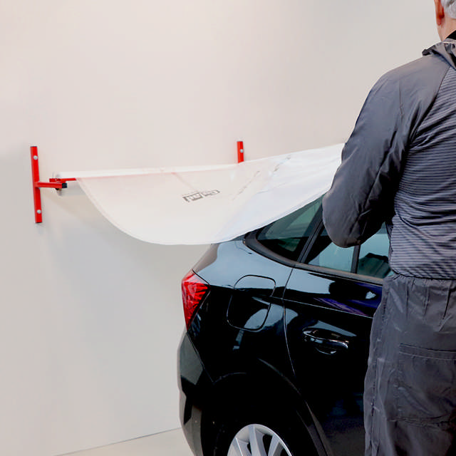 Abdeckfolienspender - Wandmontage