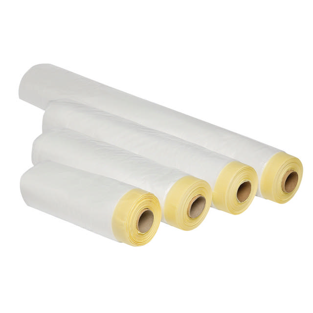 Abdeckfolie mit Klebeband