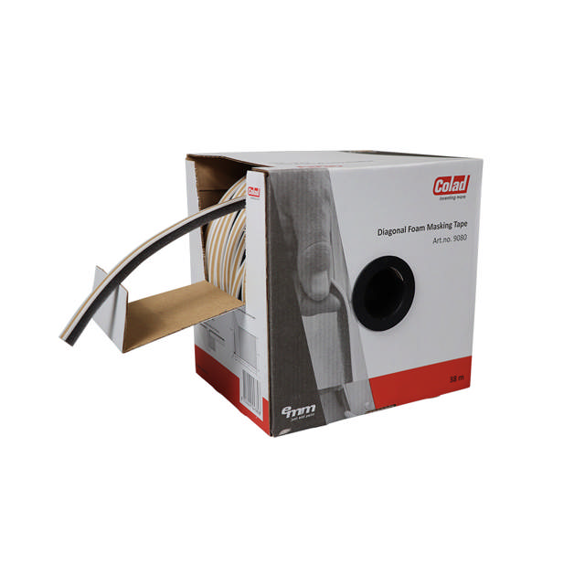 Diagonales Schaumklebeband