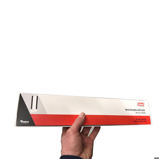 Papier Farbspritzkarten mit Loch