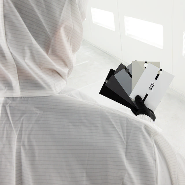 Farbmusterkarten - Weiß