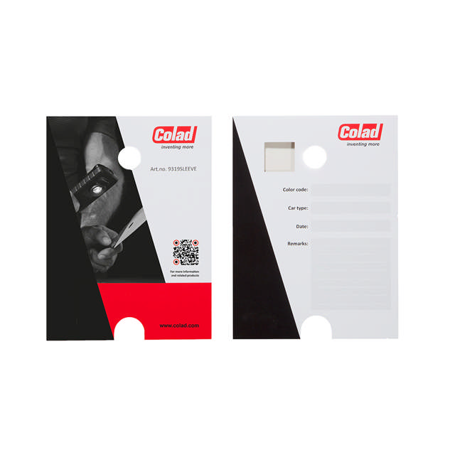 Schutzhüllen für Farbmusterbleche