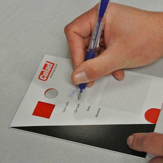 Schutzhüllen für Farbmusterbleche