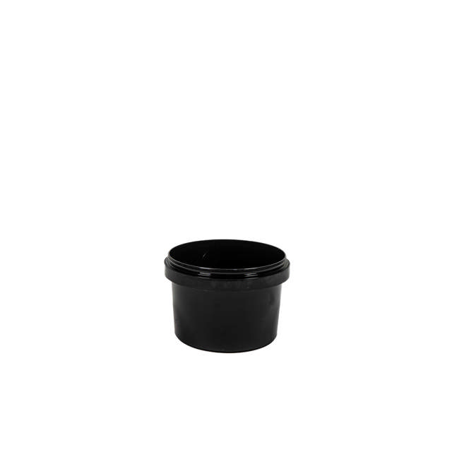 GAD 10000 - Vaso plástico negro para pintura con tapa - 10 L - 12 udes.