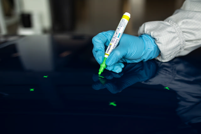 MAR 21 - Marcadores fluorescentes verde 6p. 5mm-15mm