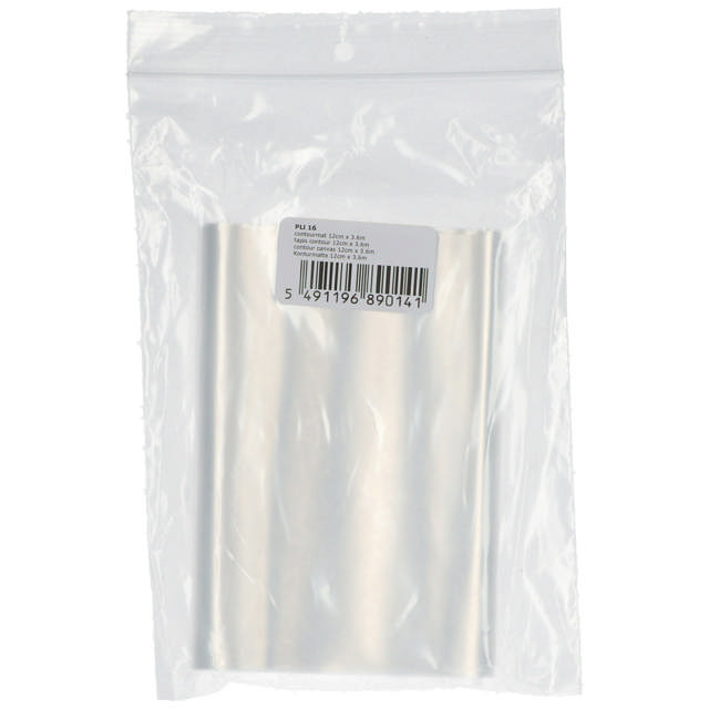 PLI 16 - Fibra vidrio contornos reparación plásticos 12 cm x 3,6 m