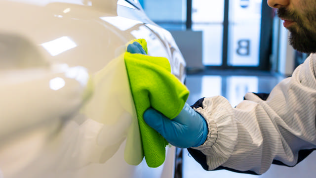 POL 40 - Bayeta de microfibra verde 40 cm x 40 cm - 5 udes.