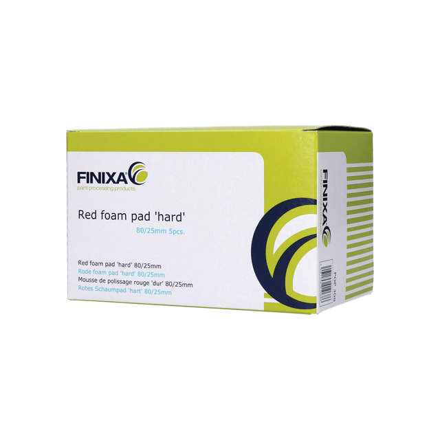 POP 318 - Esponja de pulido color rojo 180/30 mm - 2 udes.