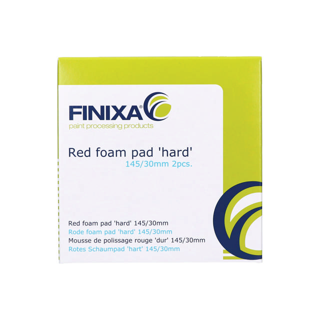 POP 318 - Esponja de pulido color rojo 180/30 mm - 2 udes.
