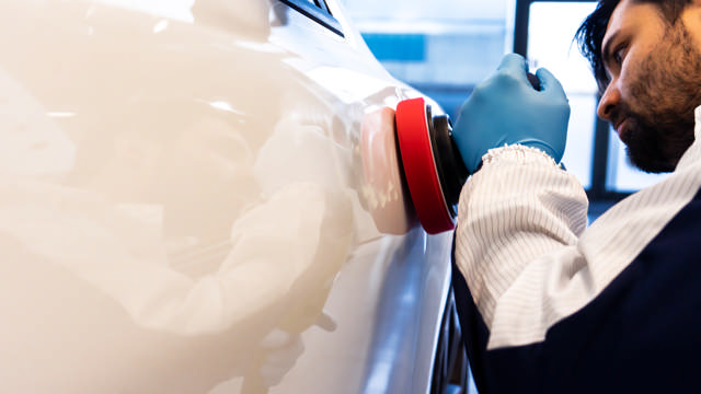 POP 318 - Esponja de pulido color rojo 180/30 mm - 2 udes.