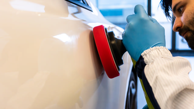 POP 318 - Esponja de pulido color rojo 180/30 mm - 2 udes.