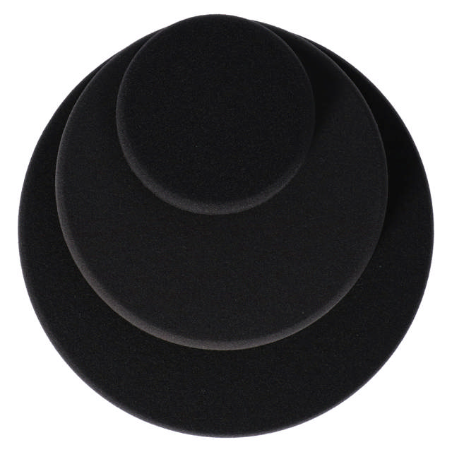 POP 918 - Esponja de abrillantado color negro 180/30 mm - 2 udes.