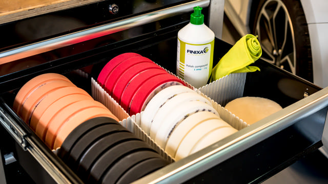 POP 918 - Esponja de abrillantado color negro 180/30 mm - 2 udes.