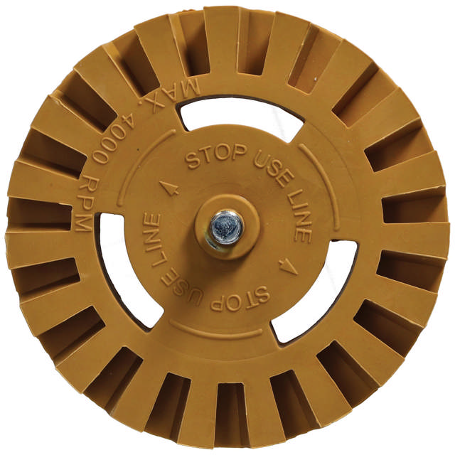 PRD 05 - Disco quita adhesivos estriado con perno Ø100 mm x 26mm