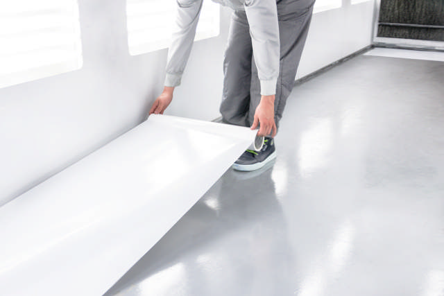 PRF 1200 - Film protector autoadhesivo - blanco -  120 cm x 25 m