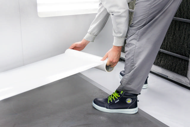 PRF 1200 - Film protector autoadhesivo - blanco -  120 cm x 25 m