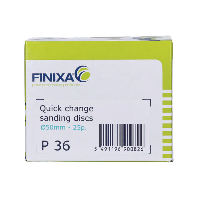 QCD 7550 - Discos de lijado de cambio rápido Ø 75mm  P50 -  25 udes.