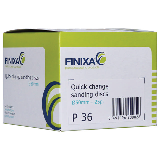 QCD 7550 - Discos de lijado de cambio rápido Ø 75mm  P50 -  25 udes.