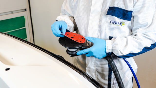 SPDA 0040 - Disco abrasivo rojo Ø150mm - 15 Agujeros  P40  50 udes.