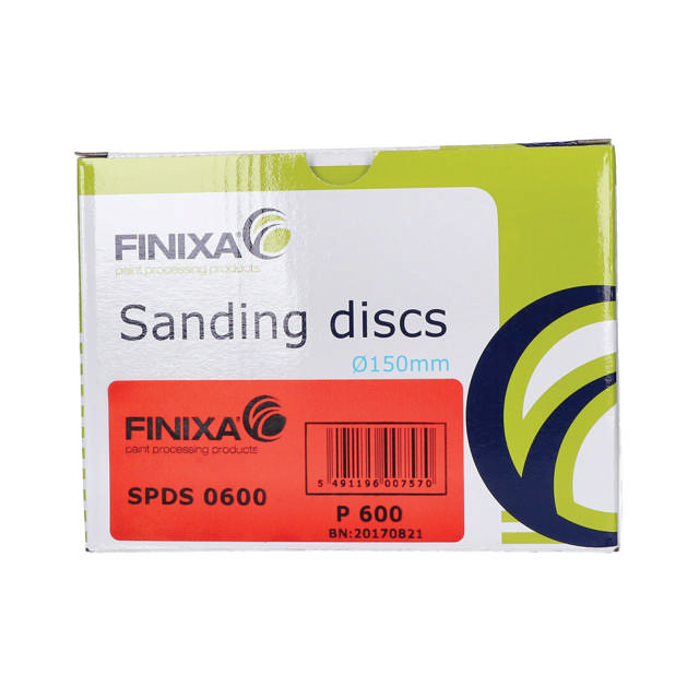 SPDS 1200 - Disco abrasivo rojo Ø150mm - sin agujeros  P1200  100 udes.