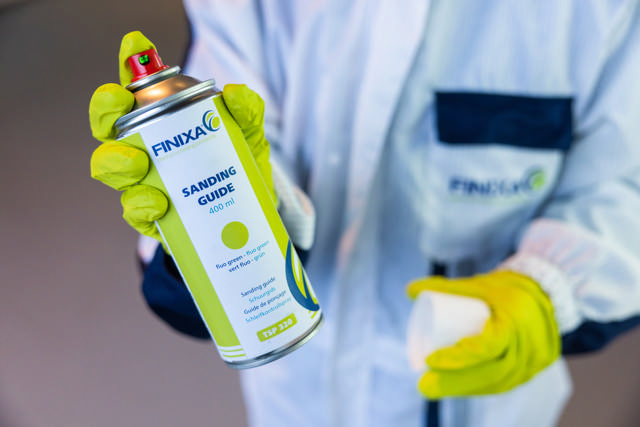 TSP 320 - Guía de lijado verde fluo spray 400 ml