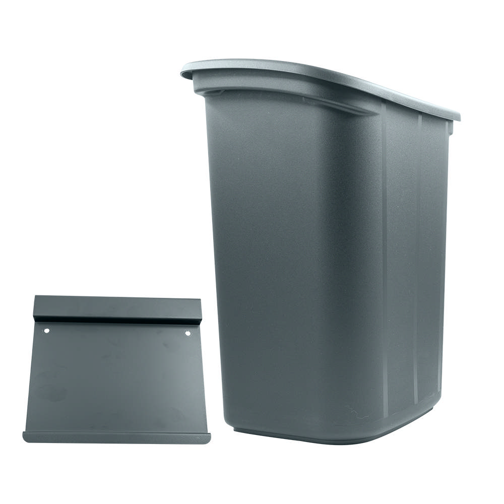 Mülleimer und Halter